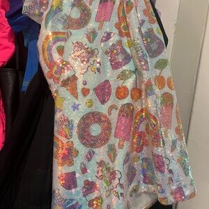 Lola + The Boys Colorful Sequin Dress